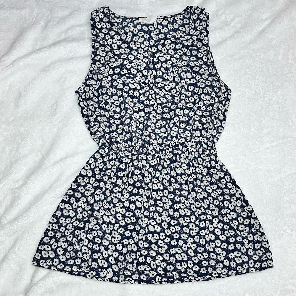 Pretty Good Sleeveless Floral Tunic Top or Micro-Mini Dress - Size S
